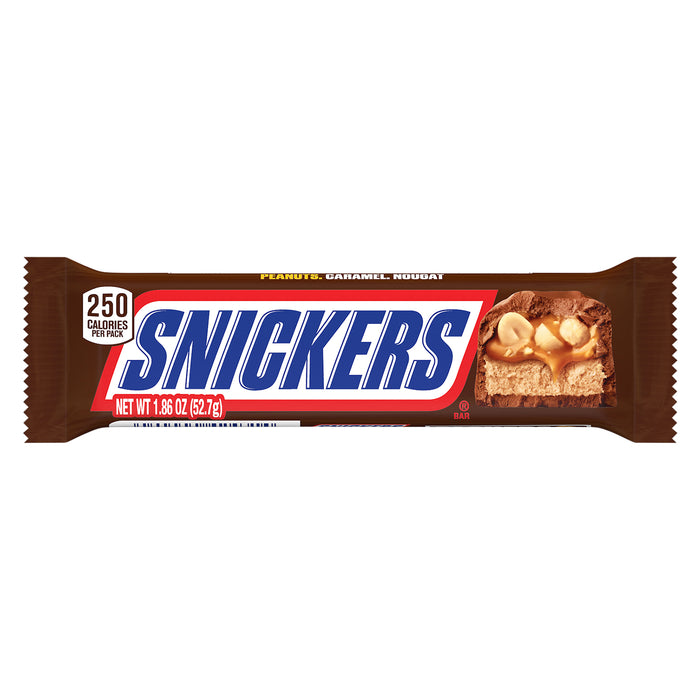 SNICKERS Singles Size Chocolate Candy Bars, 1.86 Oz