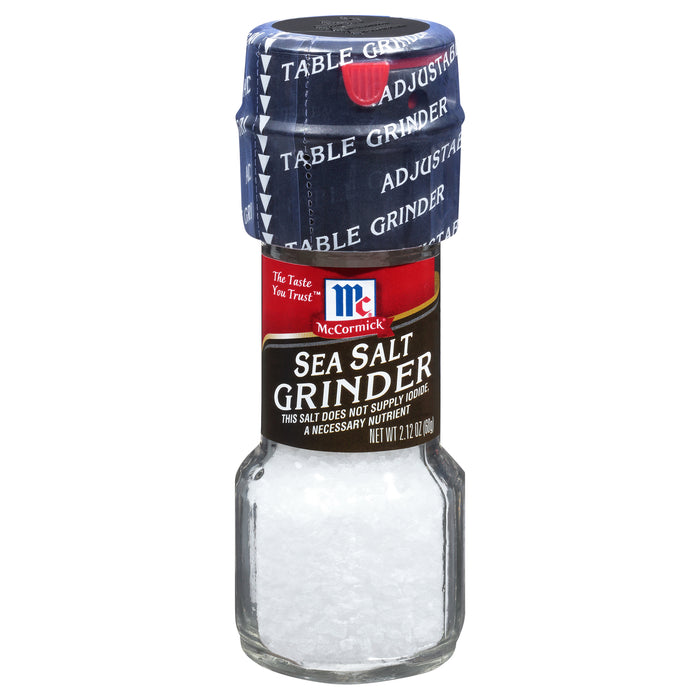 McCormick Sea Salt Grinder, 2.12 oz