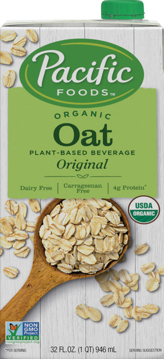 Pacific Foods Organic Oat Original Plant-Based Beverage 32 oz