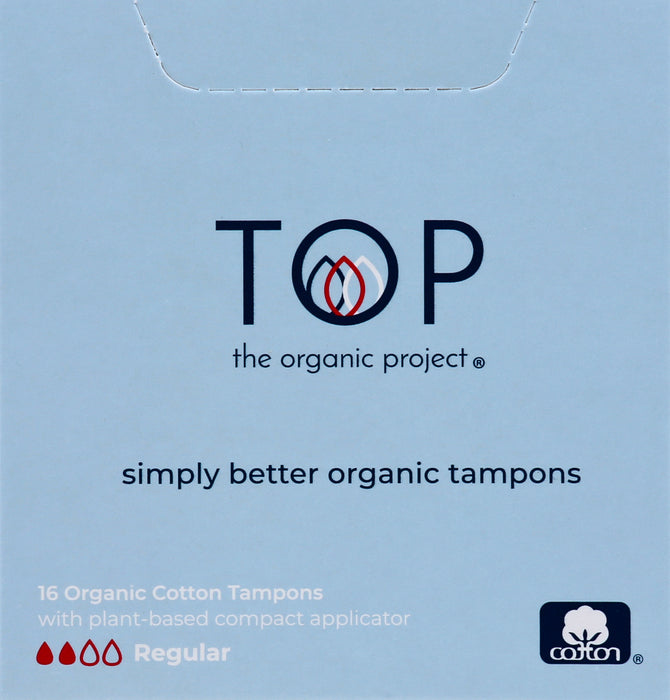Top Organic Regular Tampons 16 ea