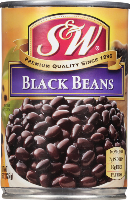 S&W Black Beans 15 oz