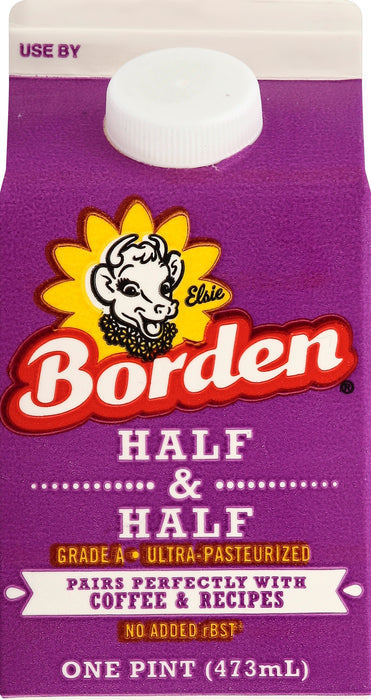 Borden Half & Half 1 pt
