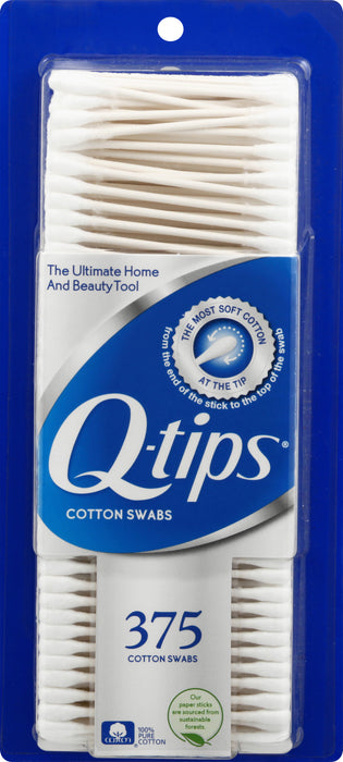 Q-tip Cotton Swabs, 375 ct.