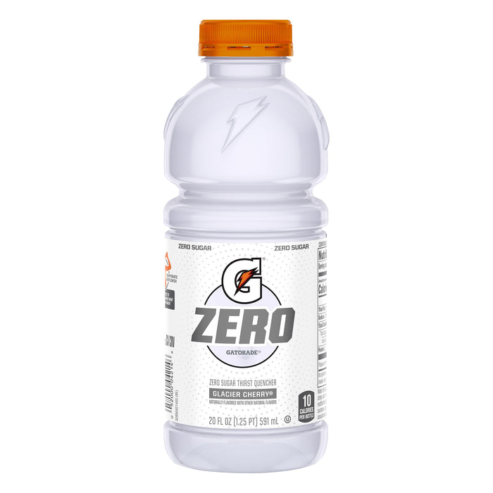 Gatorade Zero Zero Sugar Glacier Cherry Thirst Quencher 20 oz