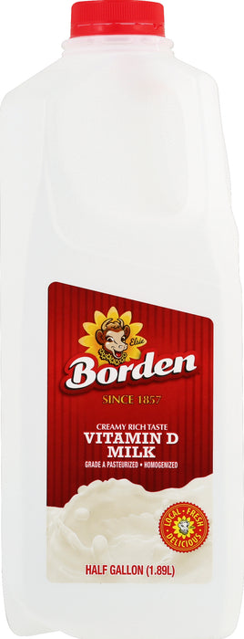 Borden - Whole Milk, 1/2 gal