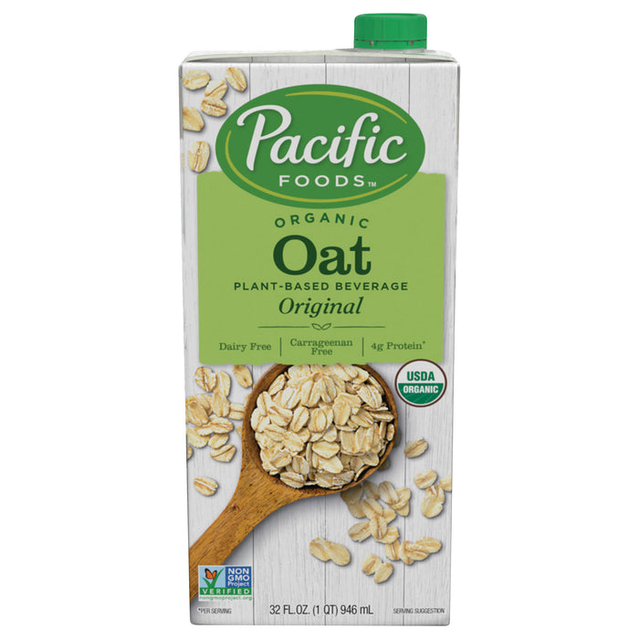 Pacific Foods Organic Oat Original Plant-Based Beverage 32 oz