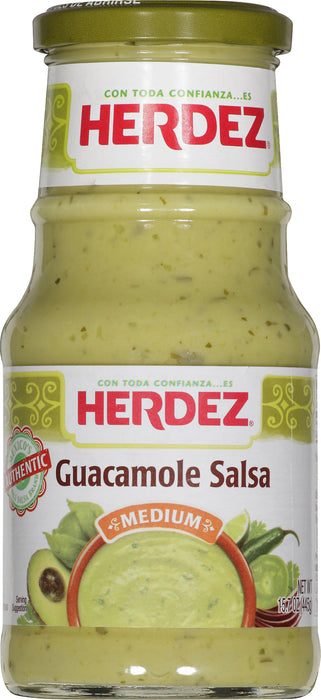Herdez Medium Guacamole Salsa 15.7 oz