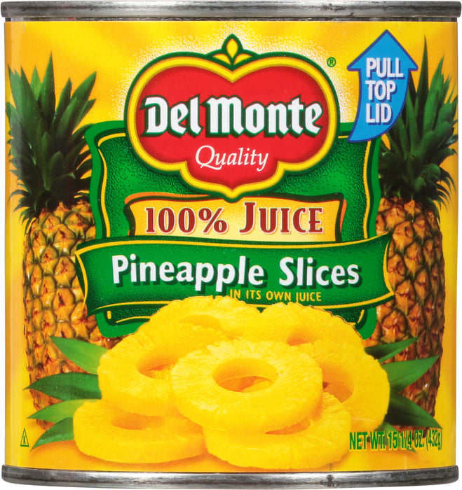 Del Monte Pineapple Slices in Juice