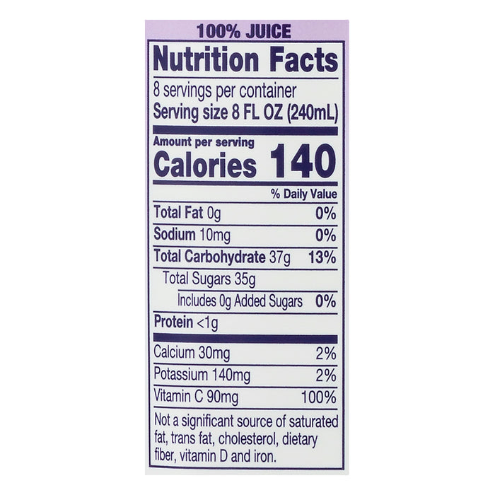Welch's Concord Grape 100% Juice 64 oz