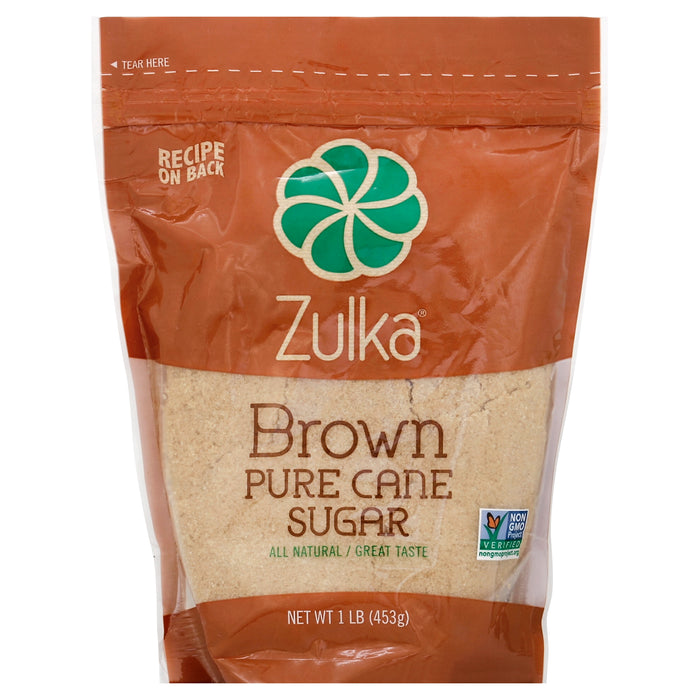 Zulka - Brown Pure Cane Sugar, 1 lb