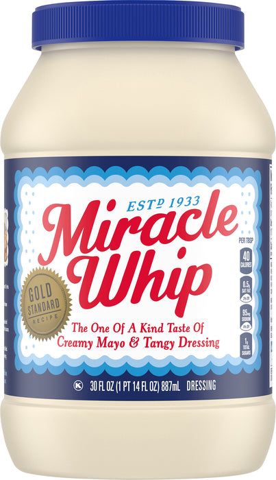Miracle Whip Original Dressing, 30 fl oz Jar