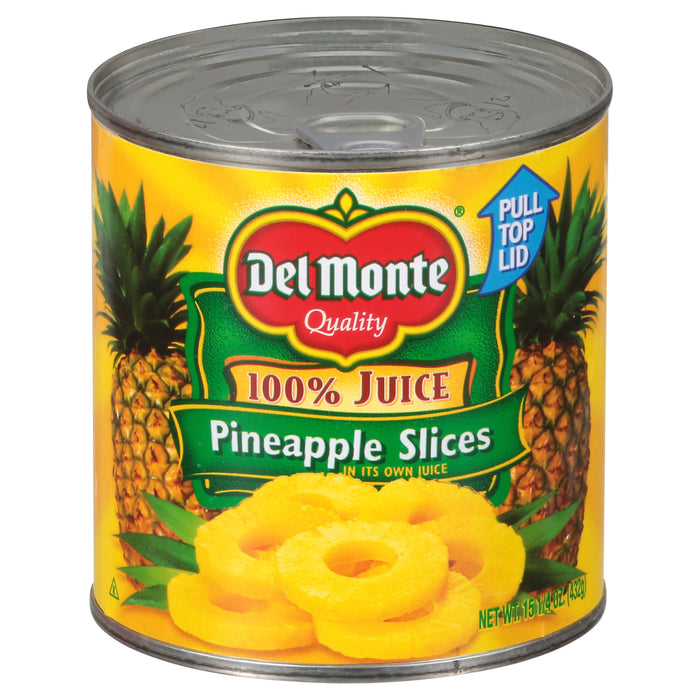 Del Monte Pineapple Slices in Juice