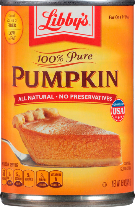 Libby's - 100% Pure Pumpkin, 15 oz