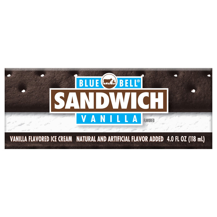 Blue Bell - Vanilla Sandwich