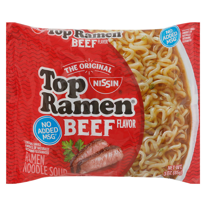 Top Ramen Beef, 3 oz