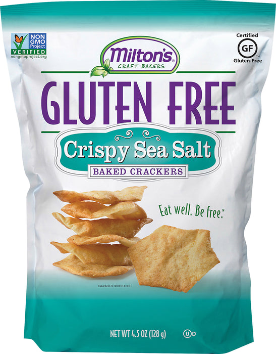 Miltons Gluten Free Crispy Sea Salt Baked Crackers 4.5 oz
