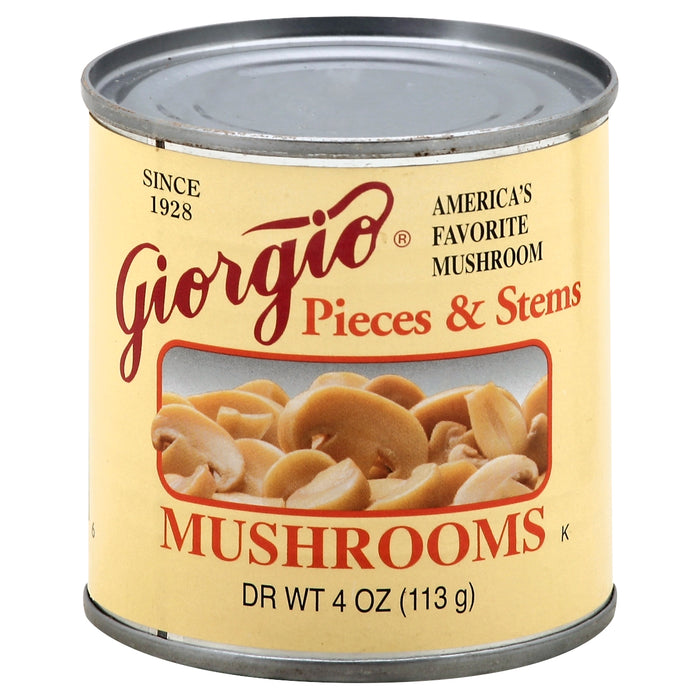 Giorgio Mushroom Pieces & Stems, 4 oz