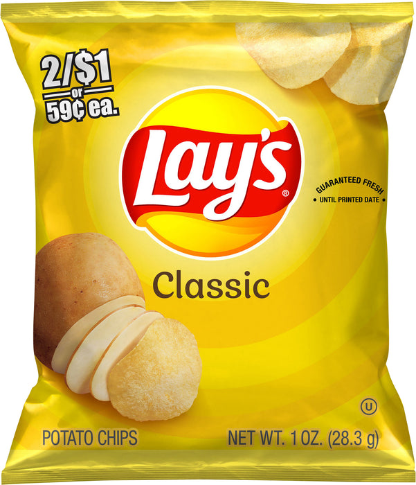 Lay's Potato Chips Classic 1 Oz