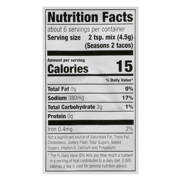 McCormick - Original Taco Seasoning, 1 oz