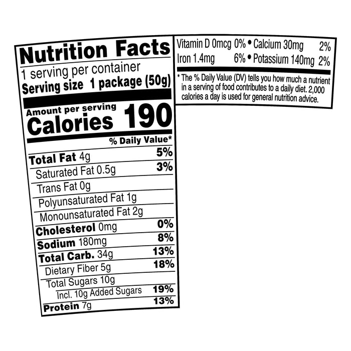 Quaker Honey & Almonds Instant Oatmeal 1.76 oz