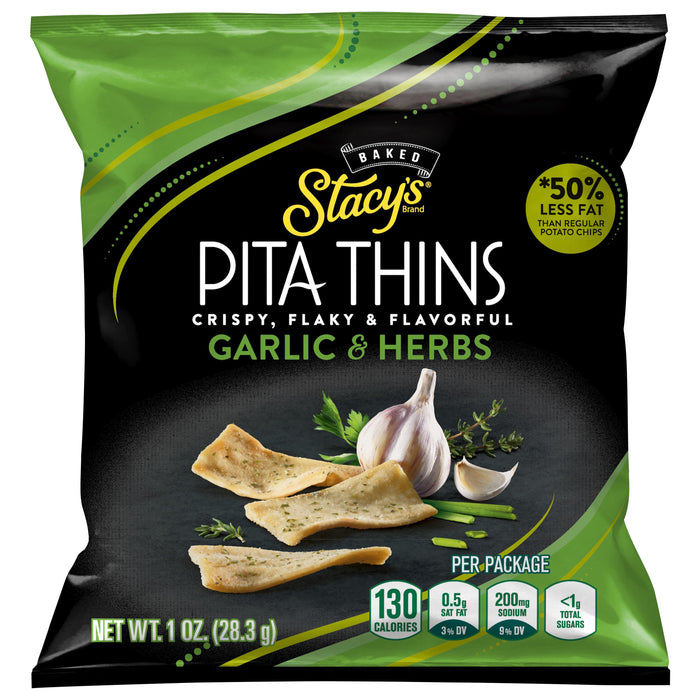 Stacy's Pita Thins Garlic & Herbs, 1 oz