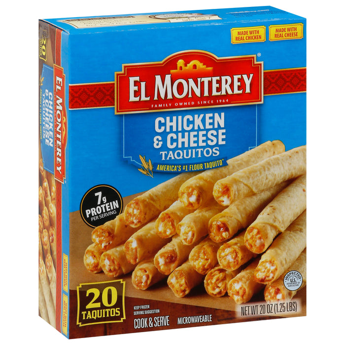 El Monterey Chicken & Cheese Taquitos 20 ea
