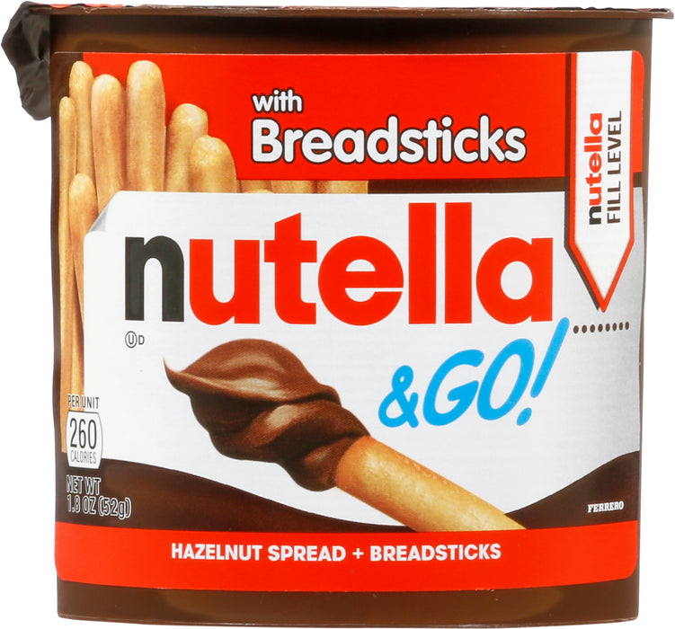 Nutella & Go! Hazelnut Spread + Breadsticks 1.8 oz