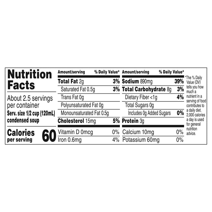 Campbell's Chicken Noodle Condensed Soup 10.75 oz