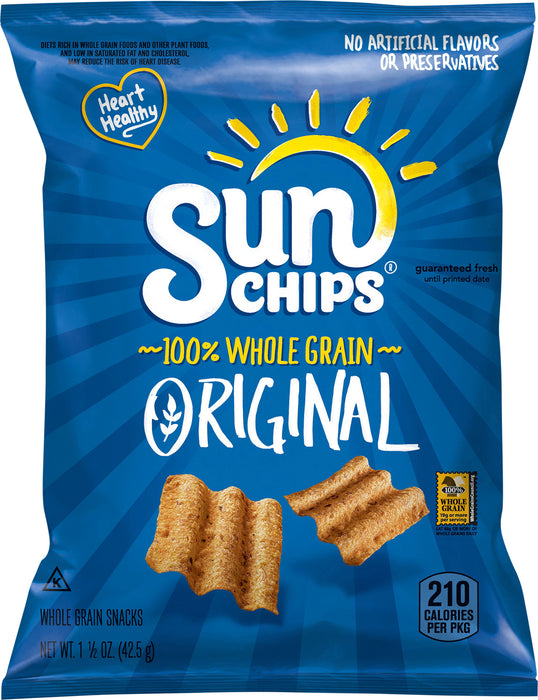 SunChips Whole Grain Snacks Original 1 1/2 Oz