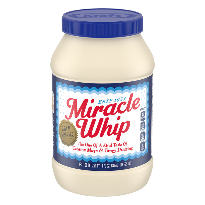 Miracle Whip Original Dressing, 30 fl oz Jar