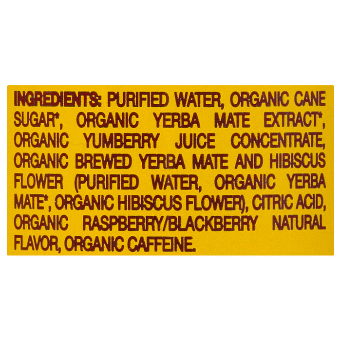 Guayaki Organic Revel Berry Yerba Mate 15.5 oz