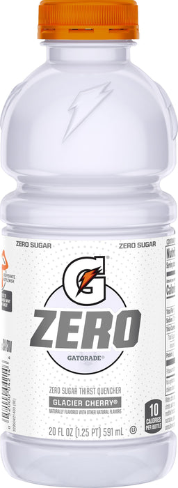 Gatorade Zero Zero Sugar Glacier Cherry Thirst Quencher 20 oz