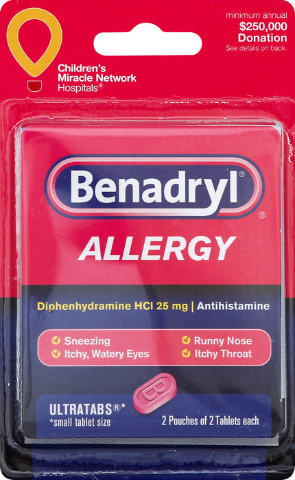 Convenience Valet Benadryl Allergy 2 ea