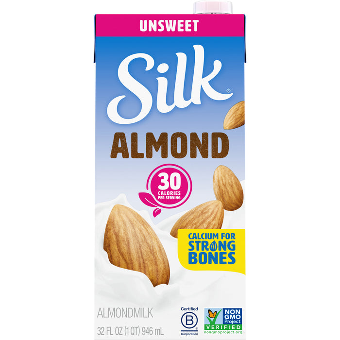 Silk UHT Unsweetened Almondmilk, 1 Quart