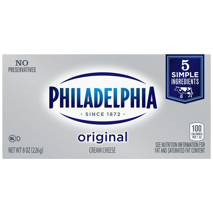 Philadelphia Original Cream Cheese, 8 oz Box