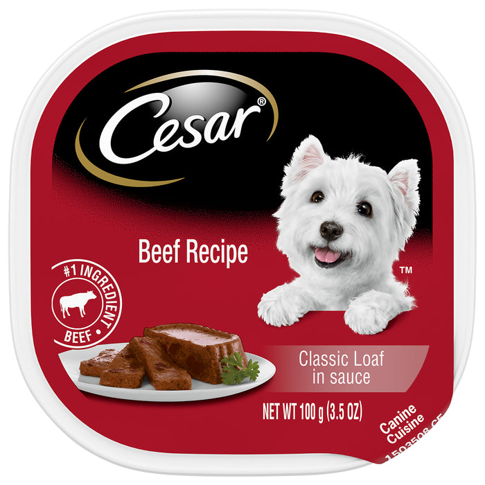 Cesar Beef Recipe Dog Food, 3.5 oz