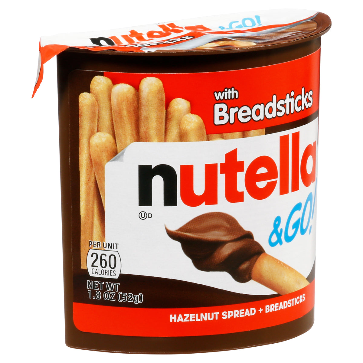 Nutella and Go! Hazelnut Spread + Breadsticks 1.8 oz — Little Red Box Grocery